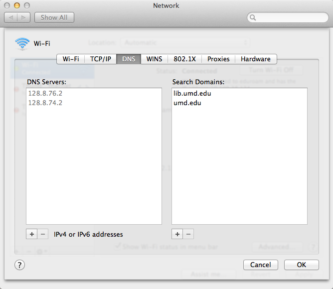 DNS Configuration